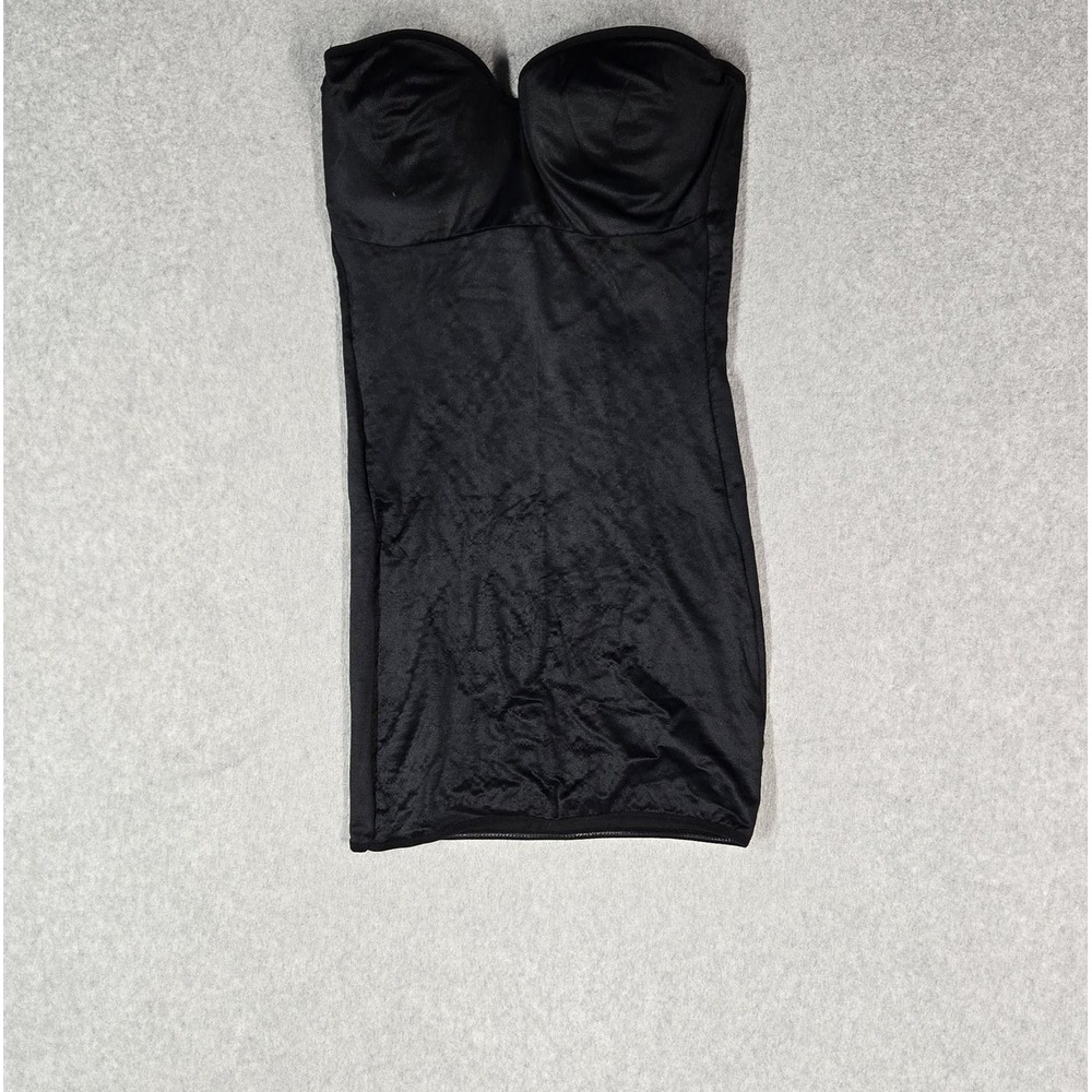Victoria's Secret Women Shapewear 34C Black Smoothing Underwired Satin READ